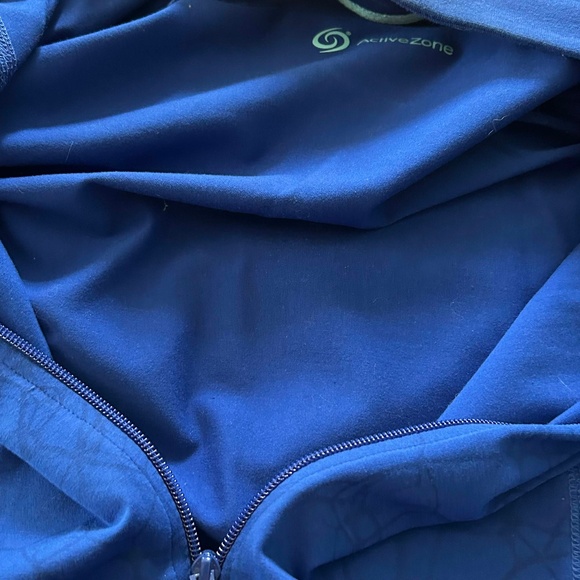 JACKET, SHORT SLEEVES, BLUE ECLIPSE, SIZE 5X, FRONT POCKETS, FRONT ZIPPER, STRET - Picture 6 of 13